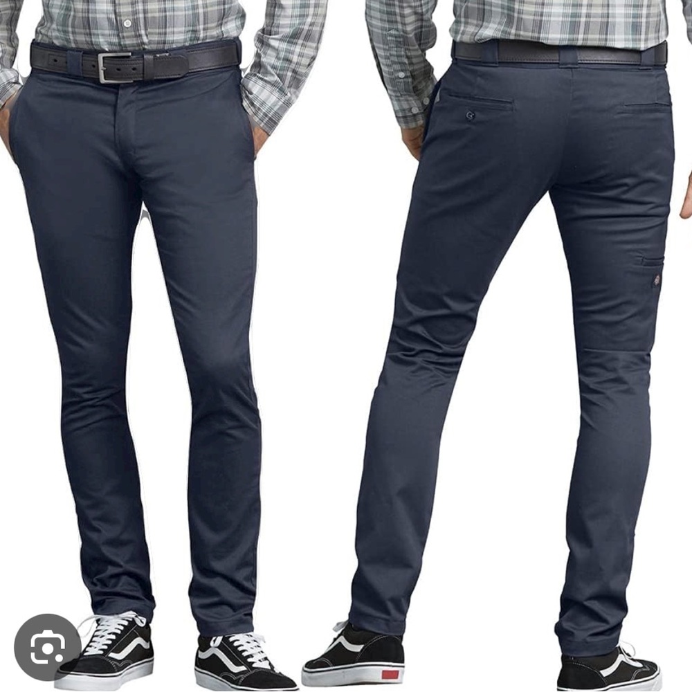 Dickies skinny straight work pants